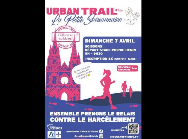 La Course Contre le Harcèlement : Rejoignez le Urban Trail "La Petite Soissonnaise"