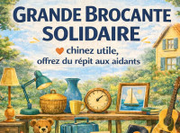 💙 Une brocante solidaire pour soutenir les aidants à Crouy