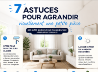 🏡 7 astuces pour agrandir visuellement une petite pièce